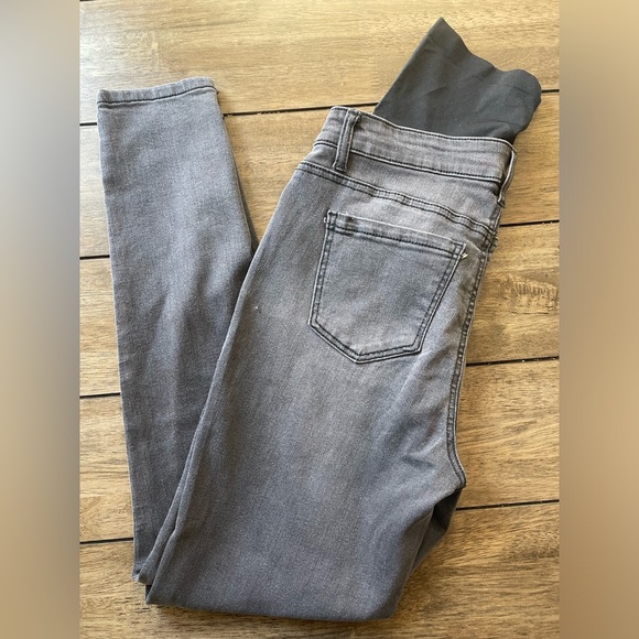 Maternity Skinny Jeans, Size M(8-10), Charcoal Grey, NWT, Stretch Material - Picture 2 of 9